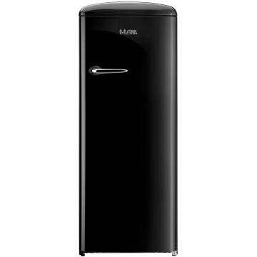 Etna KVV754ZWA Zwarte retro koelkast