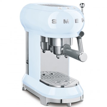 Smeg ECF01PBEU blauwe retro espressomachine