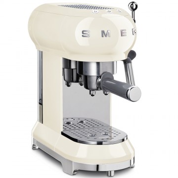Smeg ECF01CREU crème retro espressomachine