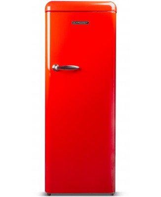 Schneider SCL222VR Rood Retro koelkast