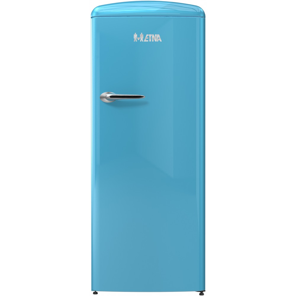 Etna KVV754BLA Blauwe retro koelkast
