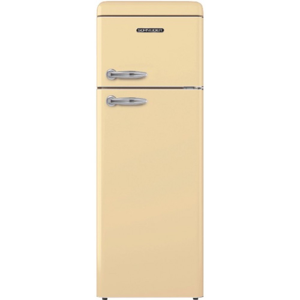 Schneider SDD 208 V2 SC crème retro koelkast