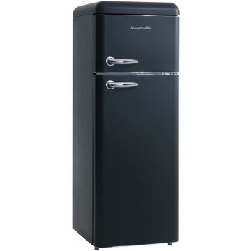 ScanCool RKB202 Zwarte retro koelkast
