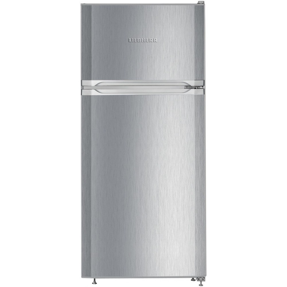 Liebherr CTel21312-20 staalgrijze dubbeldeurs koelkast
