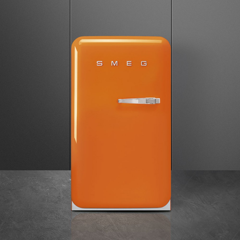 Smeg FAB10LOR2 oranje retro koelkast met vriesvak