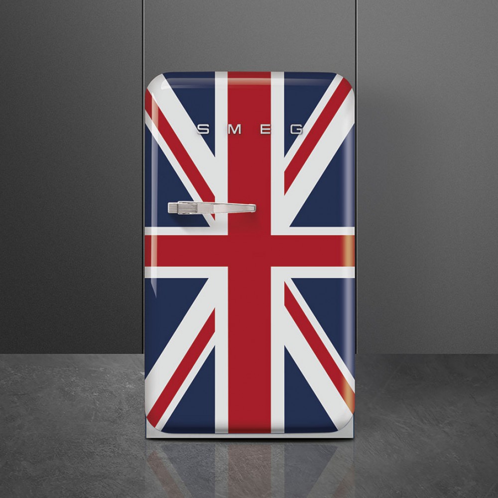 Smeg FAB10RDUJ2 retro koelkast met Engelse vlag