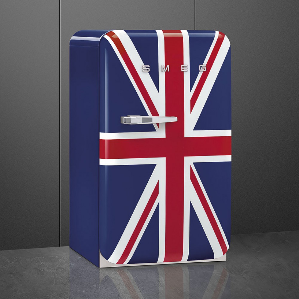 Smeg FAB10RDUJ2 retro koelkast met Engelse vlag