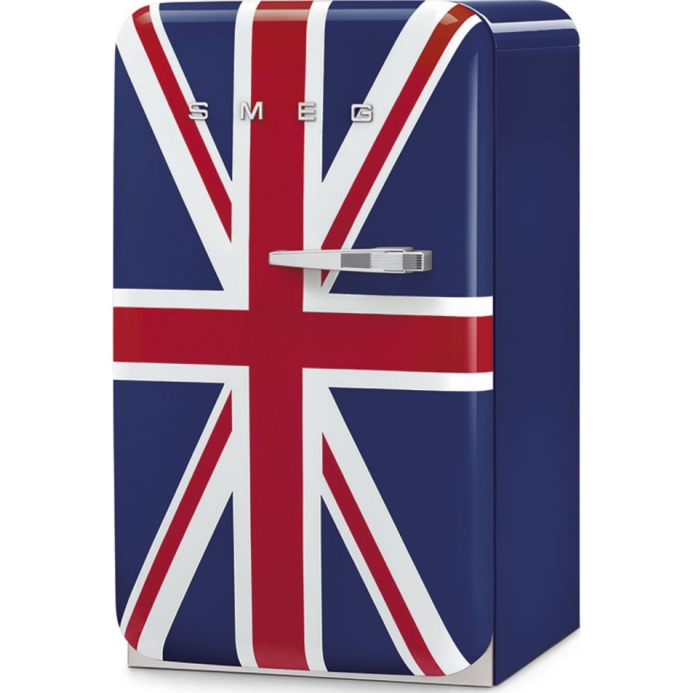 Smeg FAB10LDUJ2 retro koelkast met Engelse vlag
