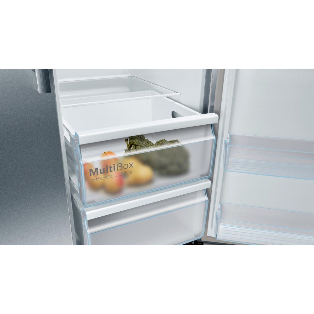 Bosch KAN93VIFP Serie|4 RVS Amerikaanse koelkast