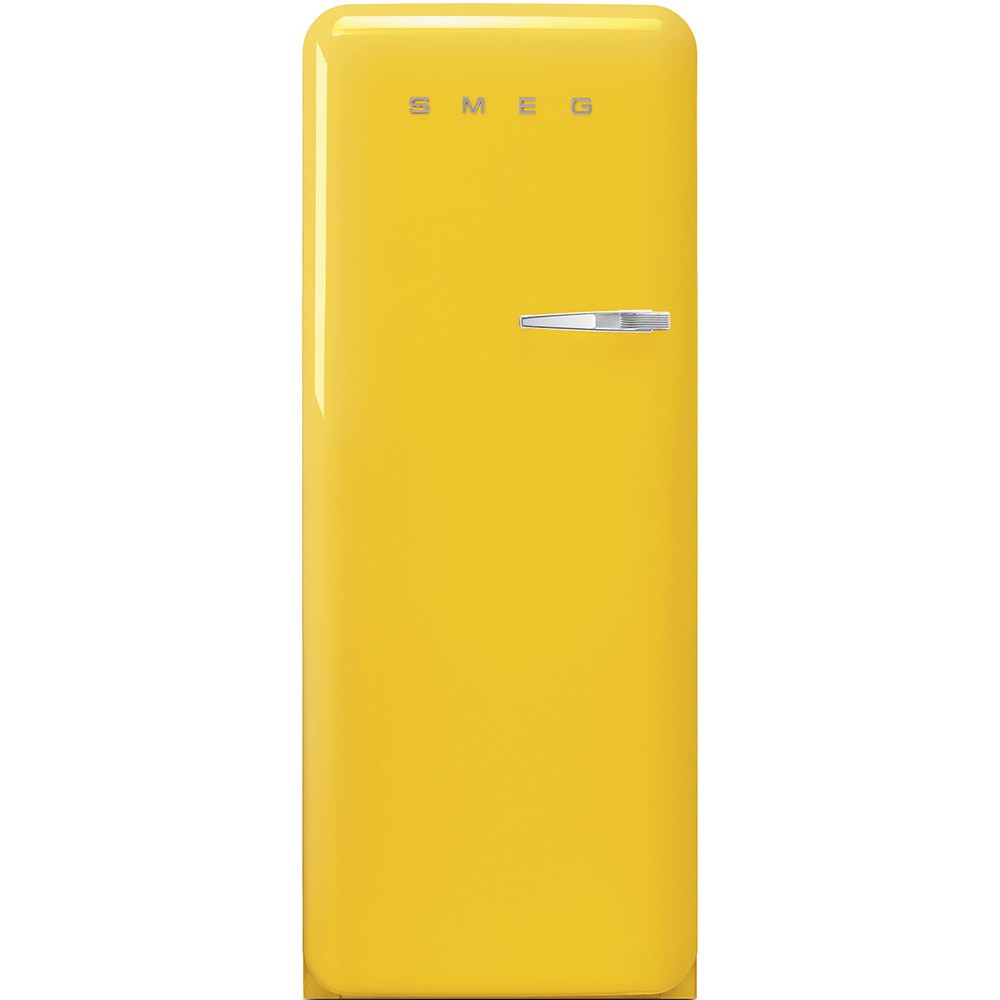 Smeg FAB28LYW5 retro koelkast in geel