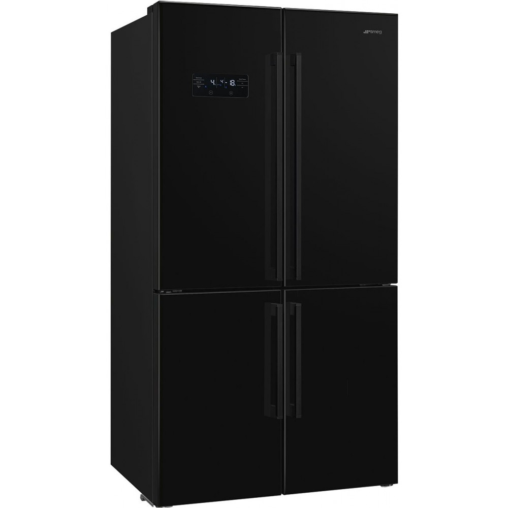Smeg FQ60NDF Amerikaanse koelkast in zwart