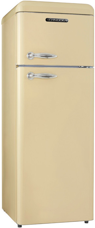 Schneider SDD208V2SC crème retro koelkast