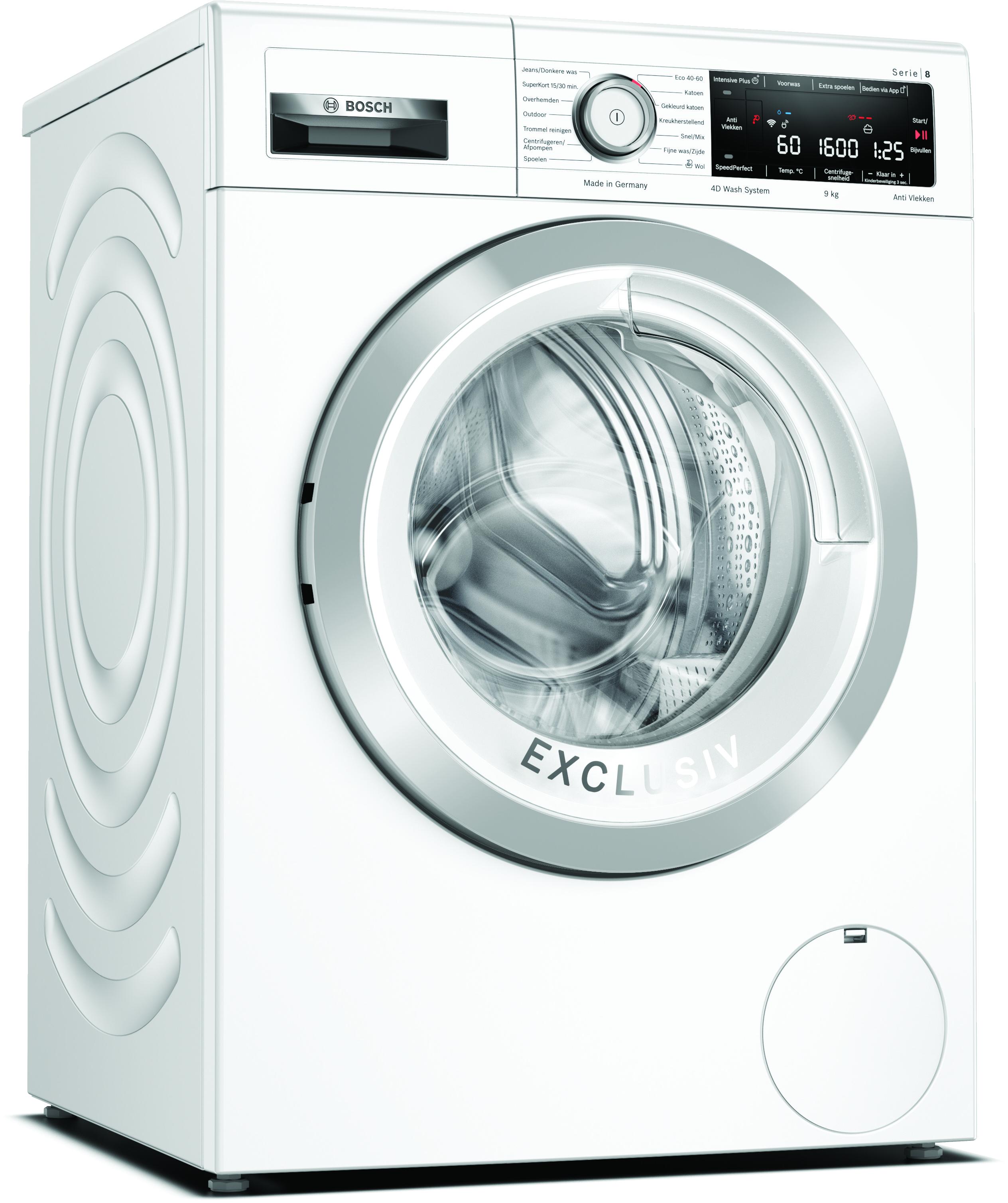 Bosch WAXH2M90NL EXCLUSIV wasmachine