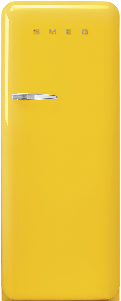 Smeg FAB28RYW5 Geel retro koelkast